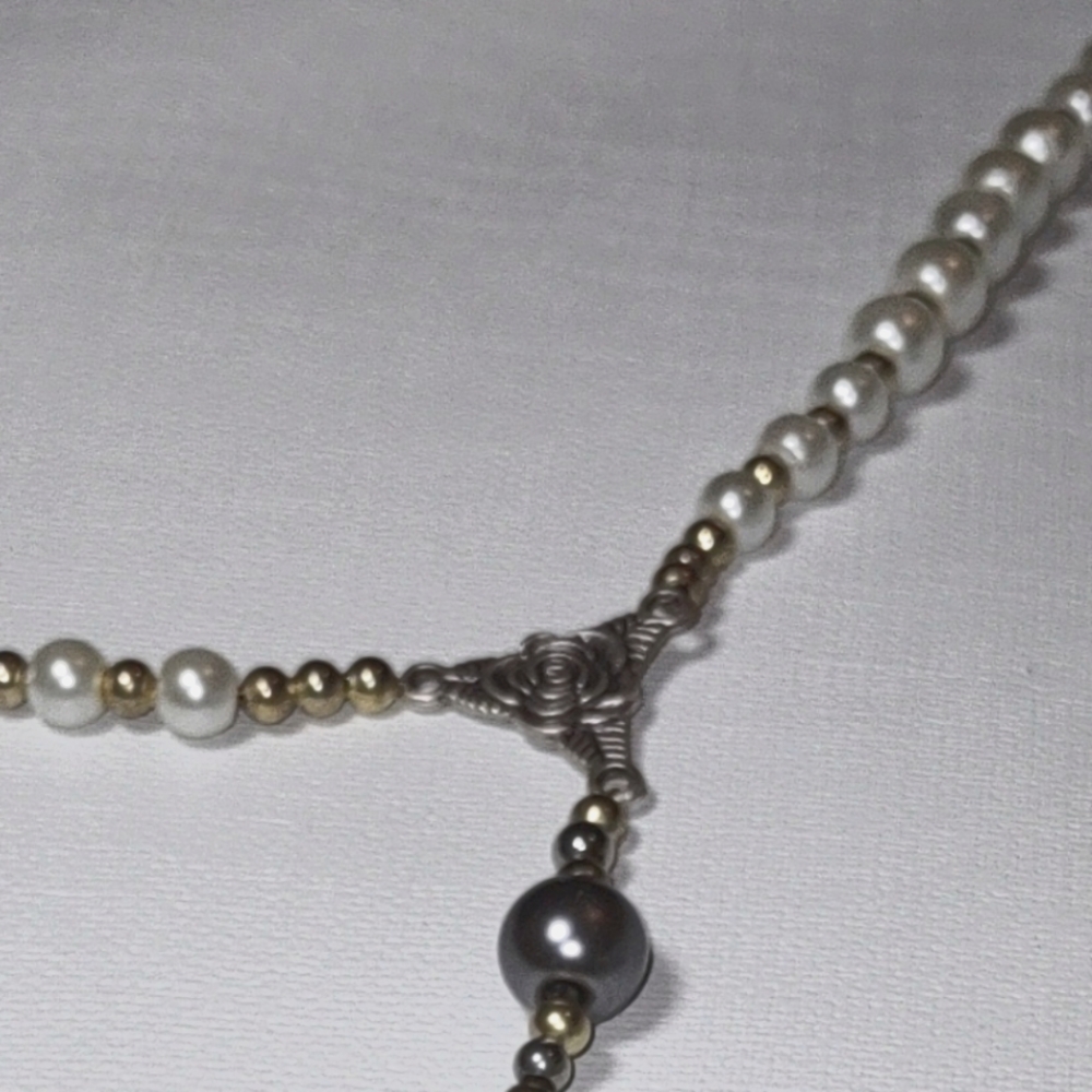 Pearl rosary traditional
